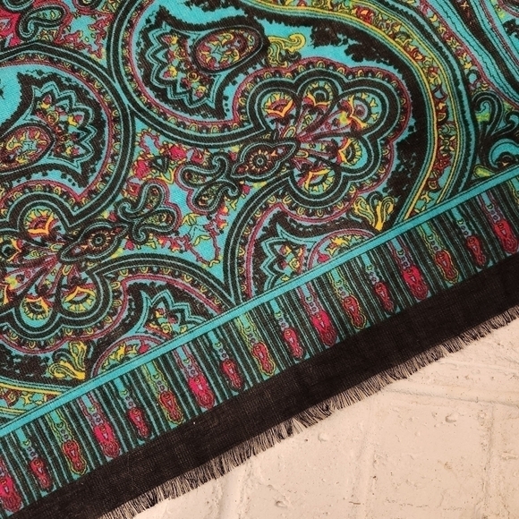 Challis by Berkshire Vtg Scarf - Picture 5 of 7